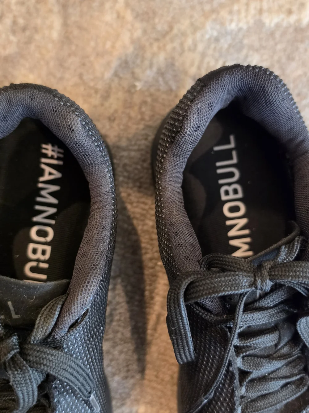 NOBULL Black Training Shoes with Gum Sole
